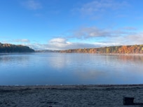 Right outside the slider.