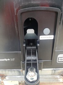 Manually had to release  Secured gate