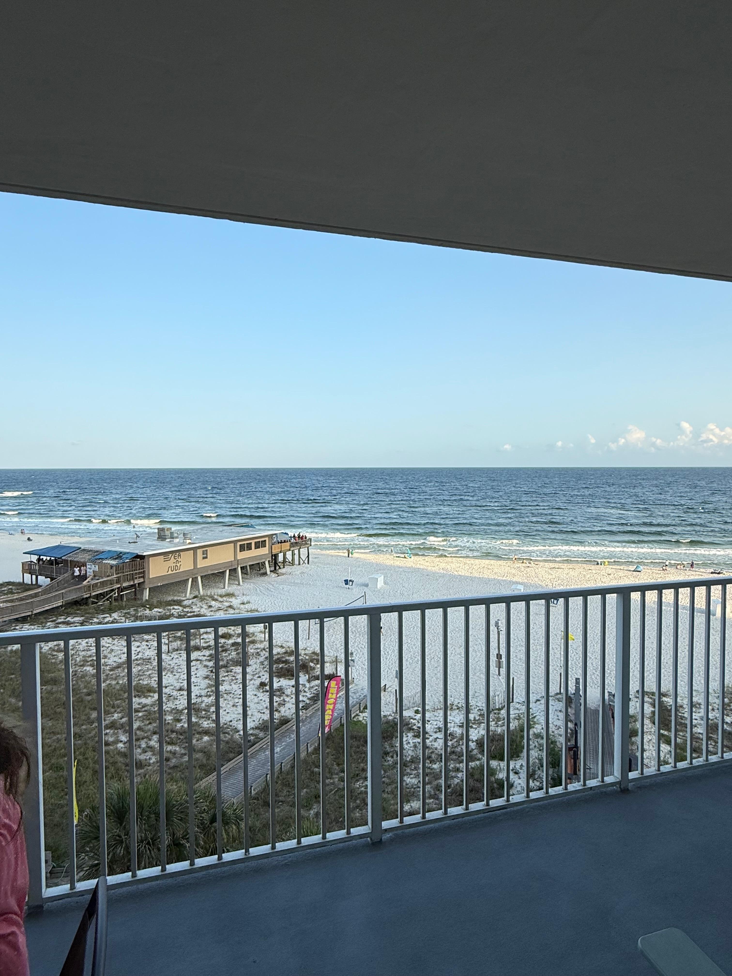 View from the balcony!