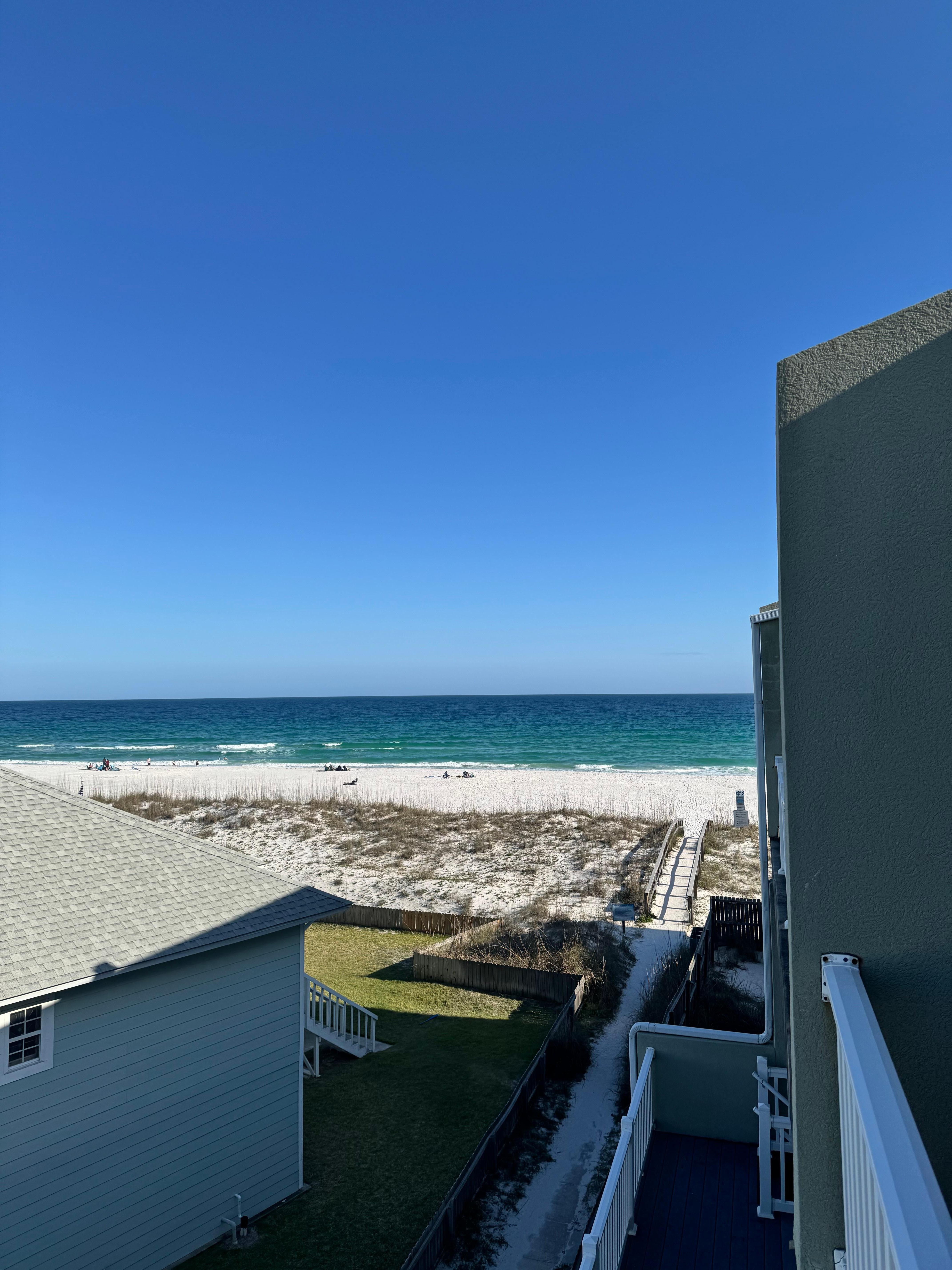 View from master suit balcony.