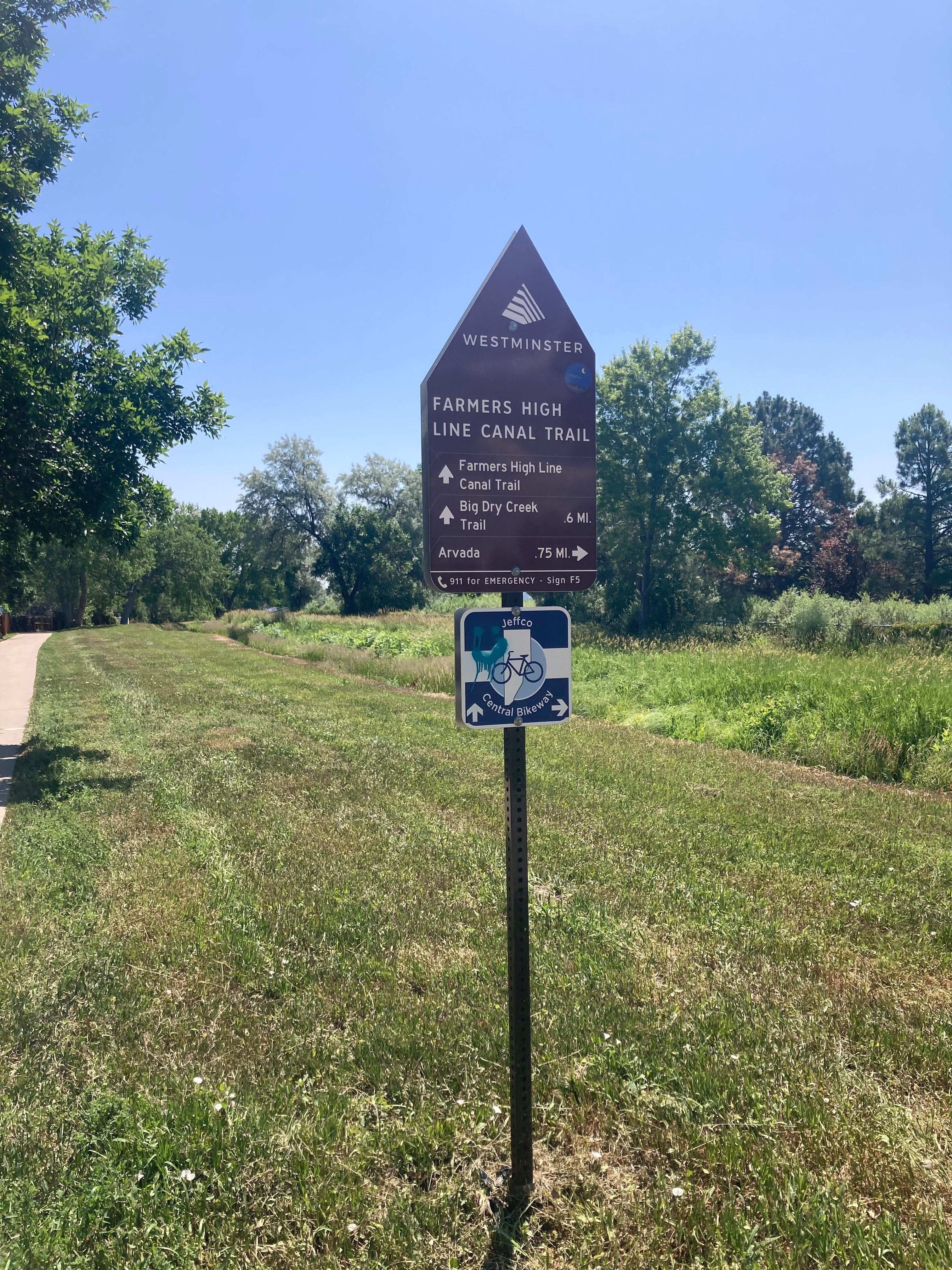 Walking/bike paths everywhere.