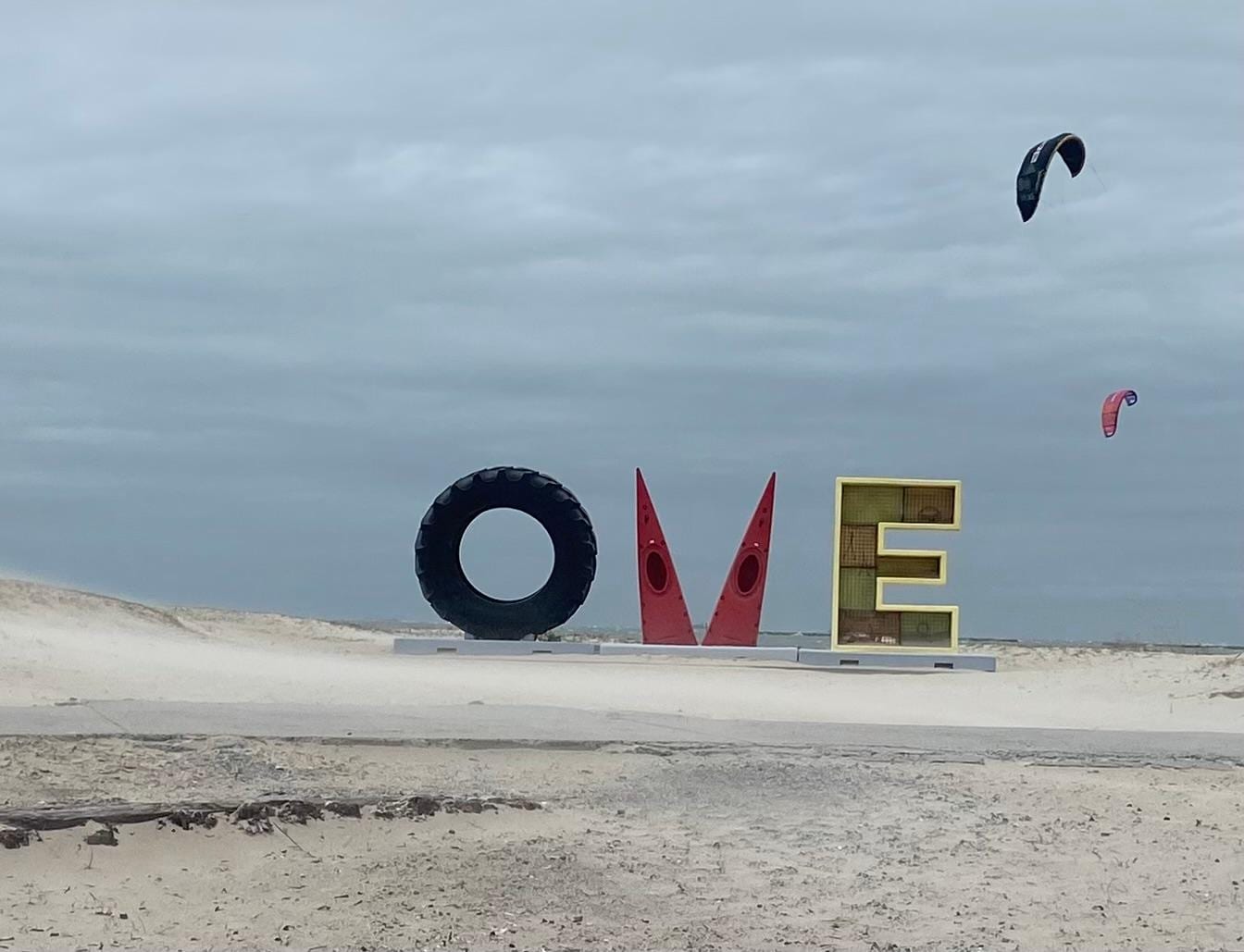 CCs LOVE sign is having the L repaired..  but I just had to spread a little OVE!!