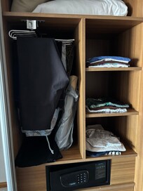 Excellent closet storage