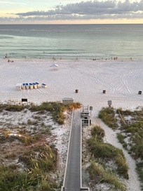 View from balcony.
