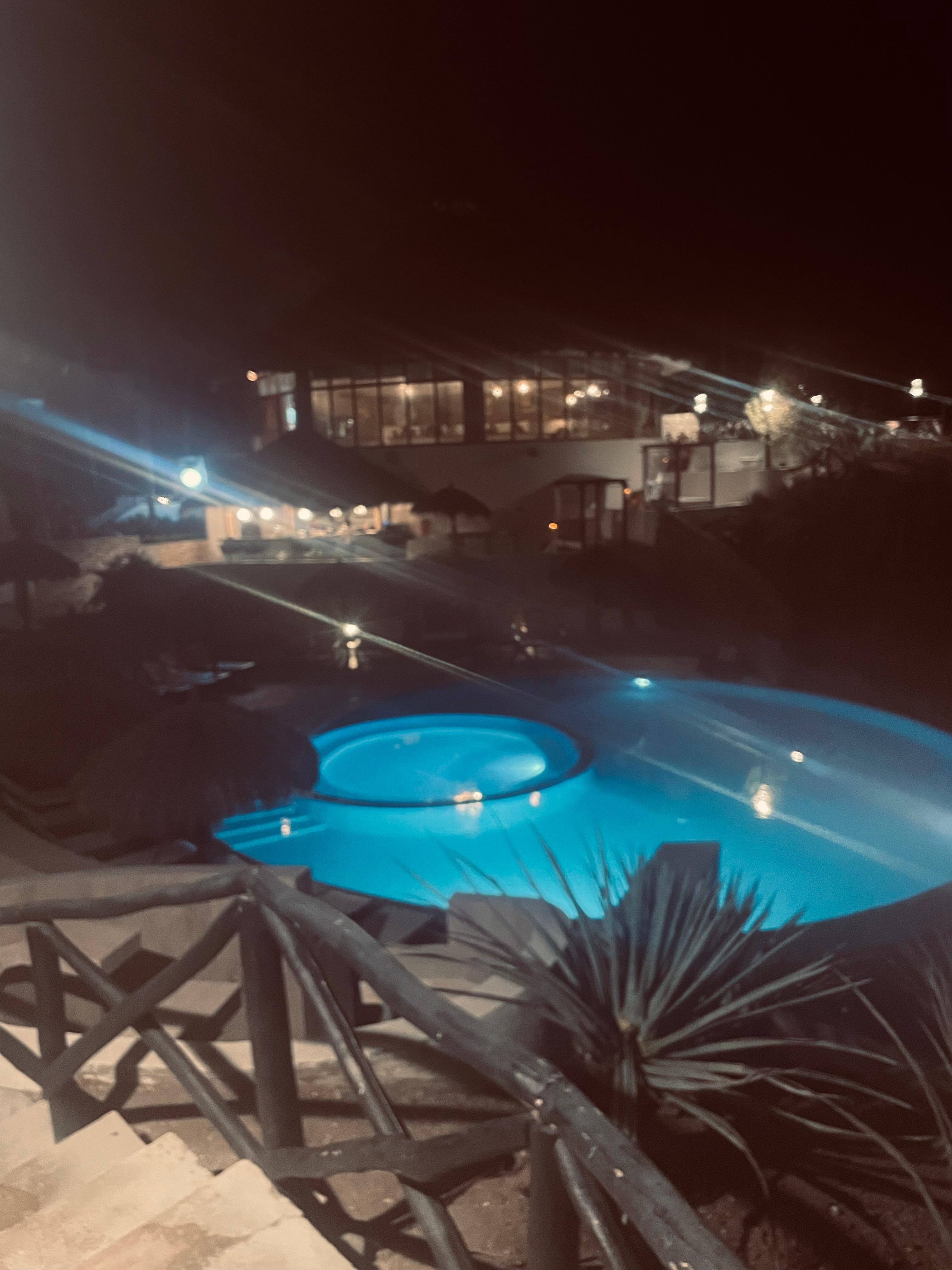 Resort during the evening 