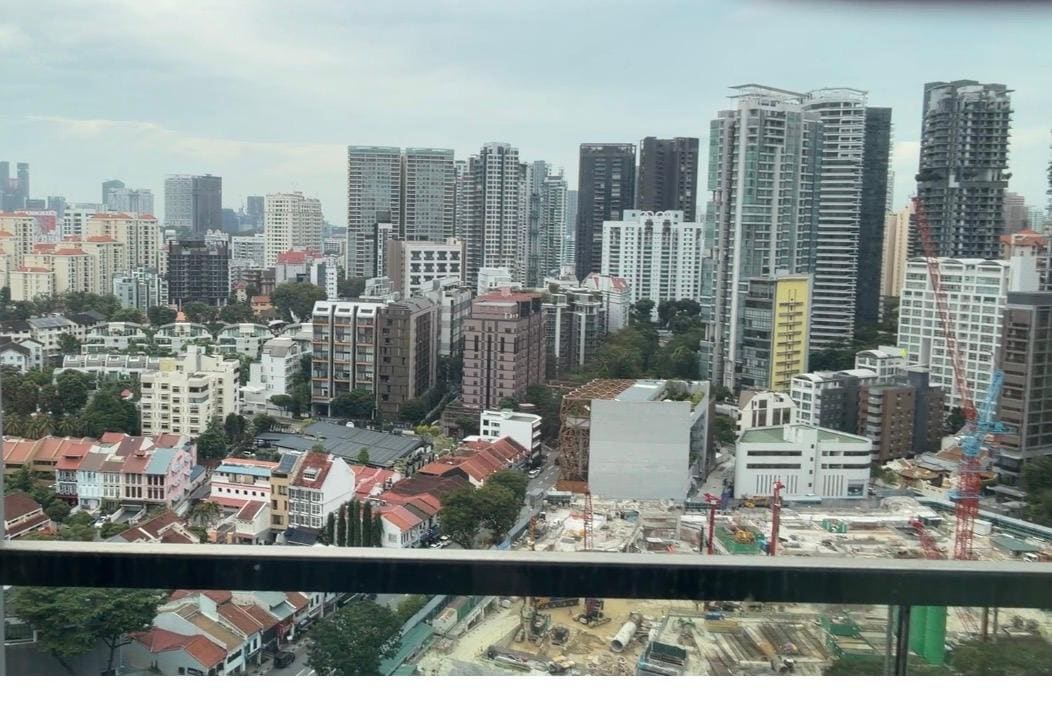 Amazing view of the skyline from the  room.