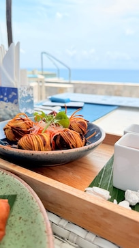 Outdoor pool food