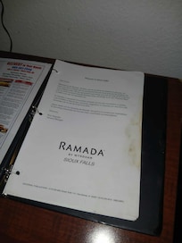 Destroyed amenities book
