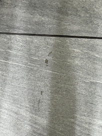 Dirty floors upon arrival