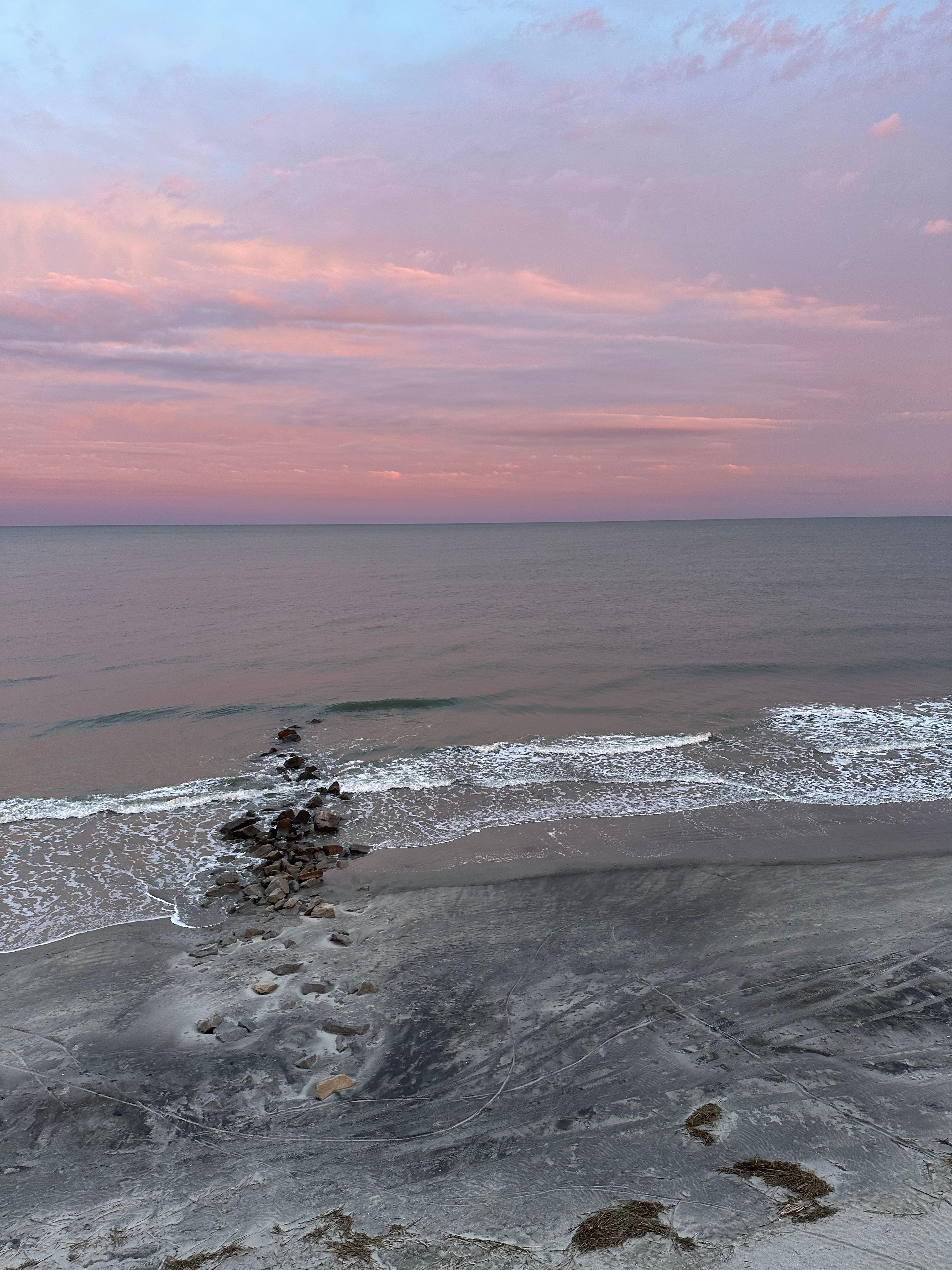 Beach at sunset