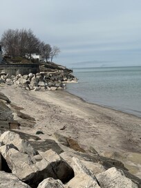 Shoreline near the pier