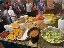 Large kitchen island