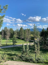 View from the deck of Sable Ridge condo