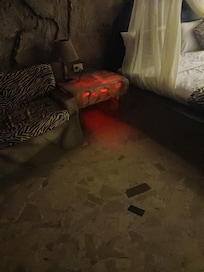 Room with lava table