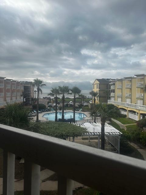 View from the balcony where we ate breakfast.  