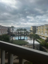 View from the balcony where we ate breakfast.