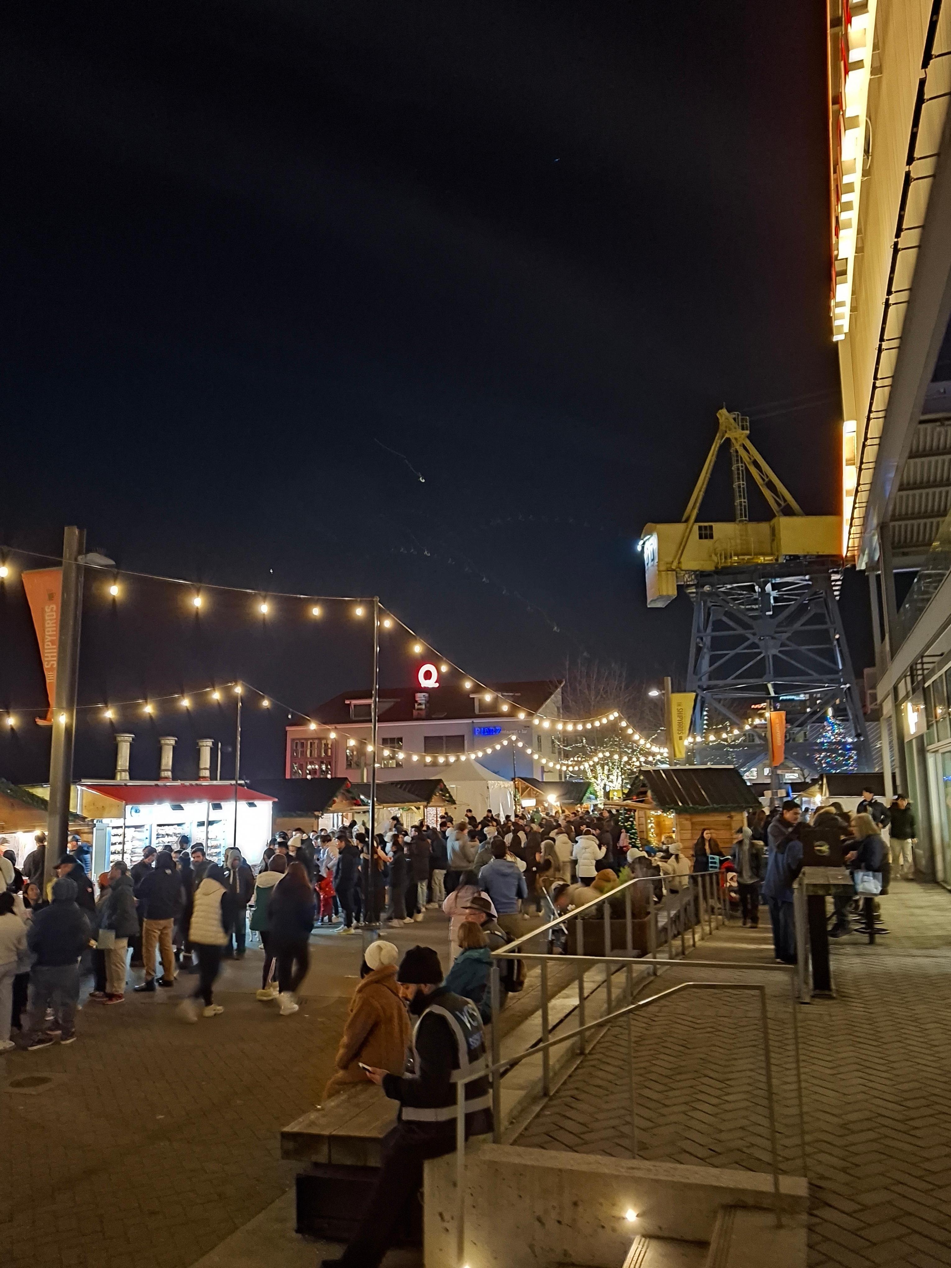 The Christmas market 