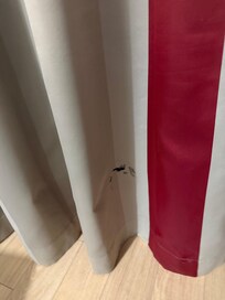 Torn curtains