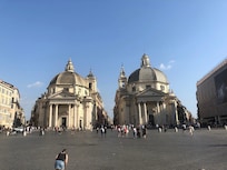 55 m Entfernung Piazza del popolo