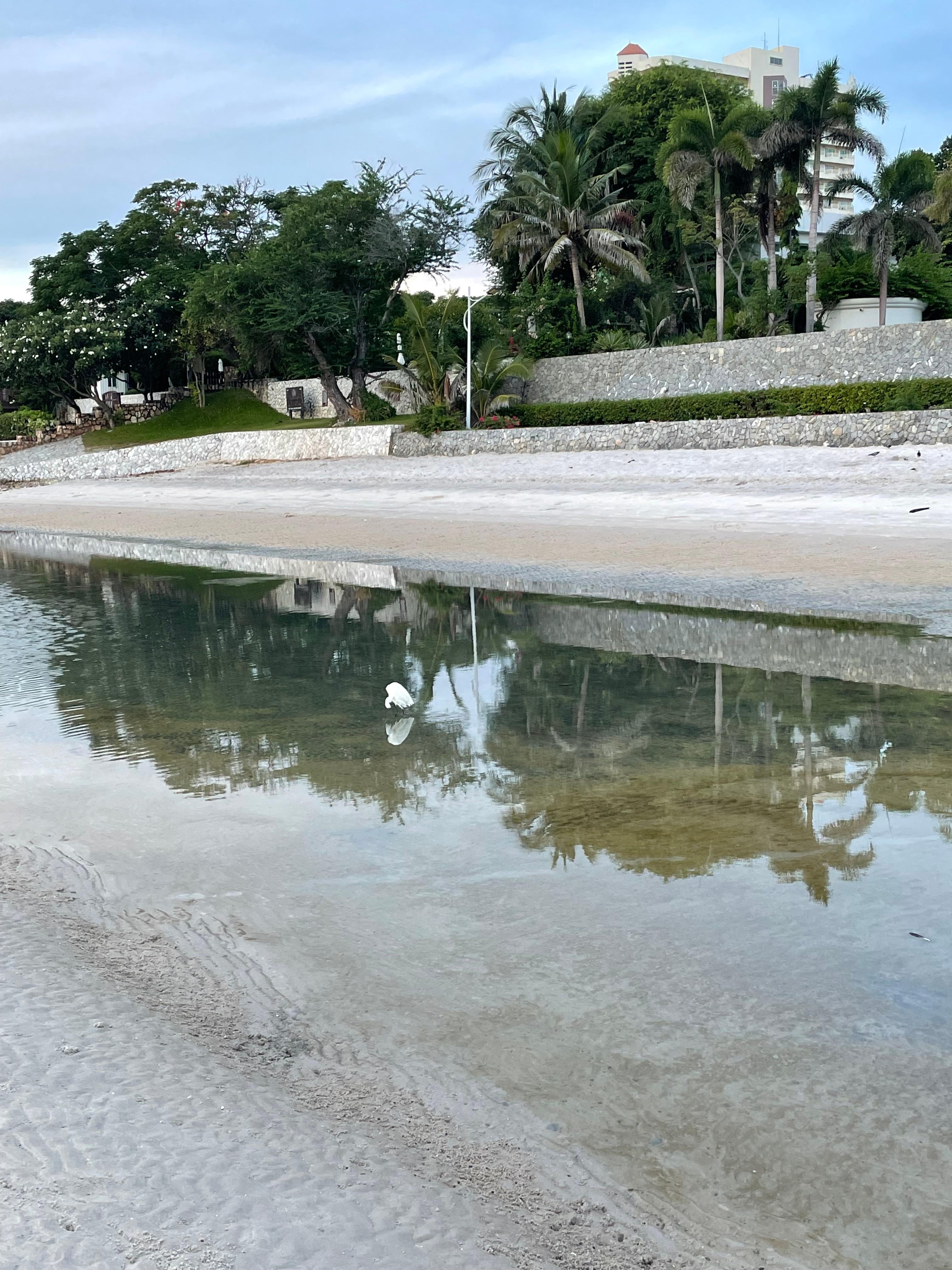 Nice beach across from hotel