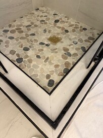 5" of standing water in shower