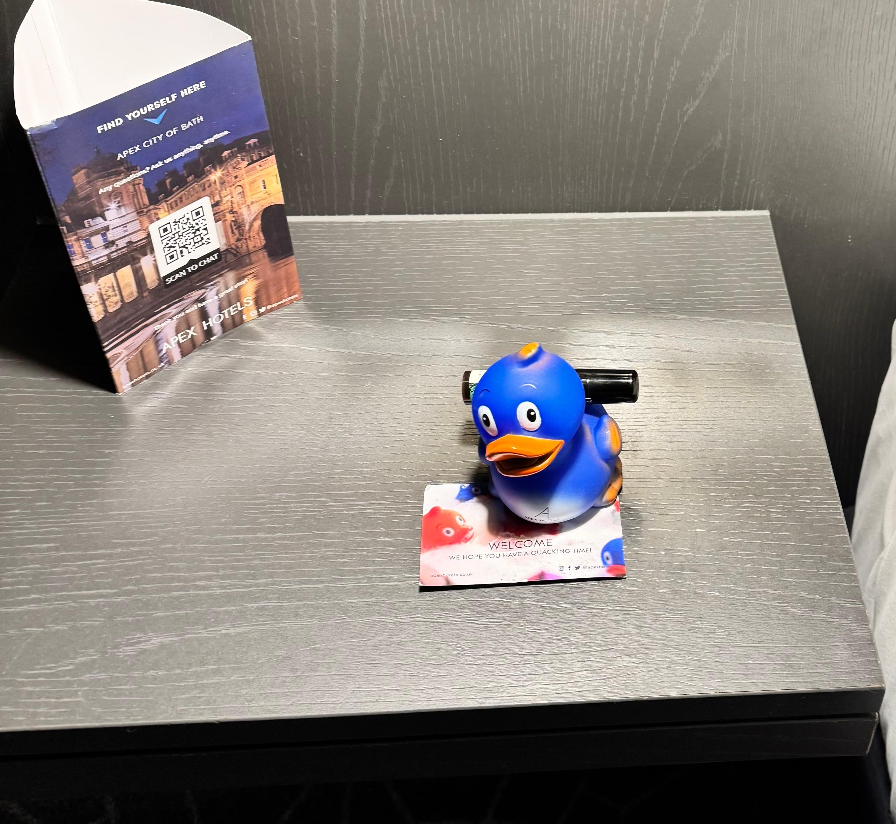 Sweet little duck to take home was so so cute.