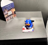 Sweet little duck to take home was so so cute.