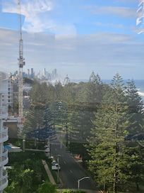 View from rooftop BBQ area