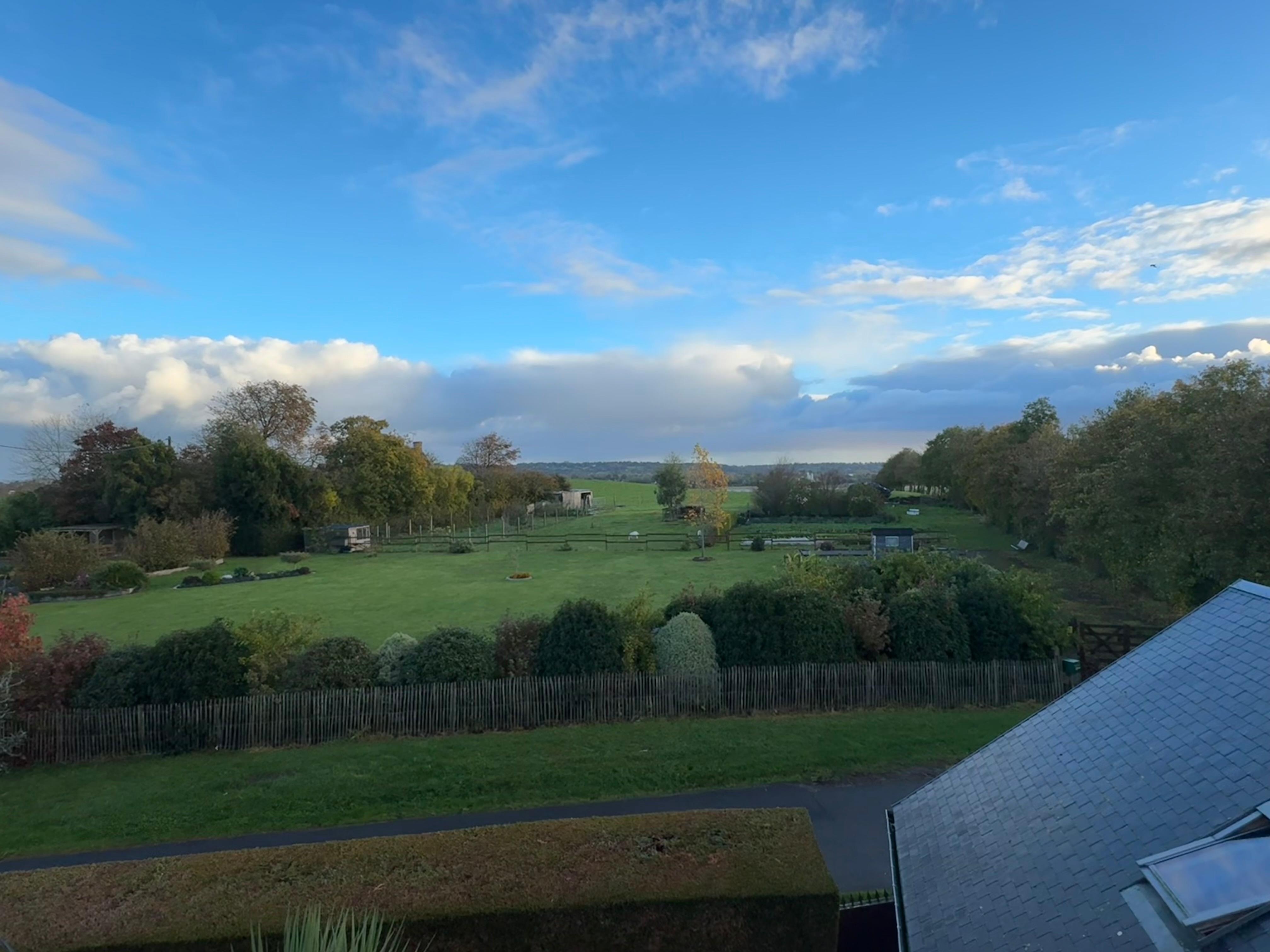 This is the view I had from my room “Saint-Malo” 