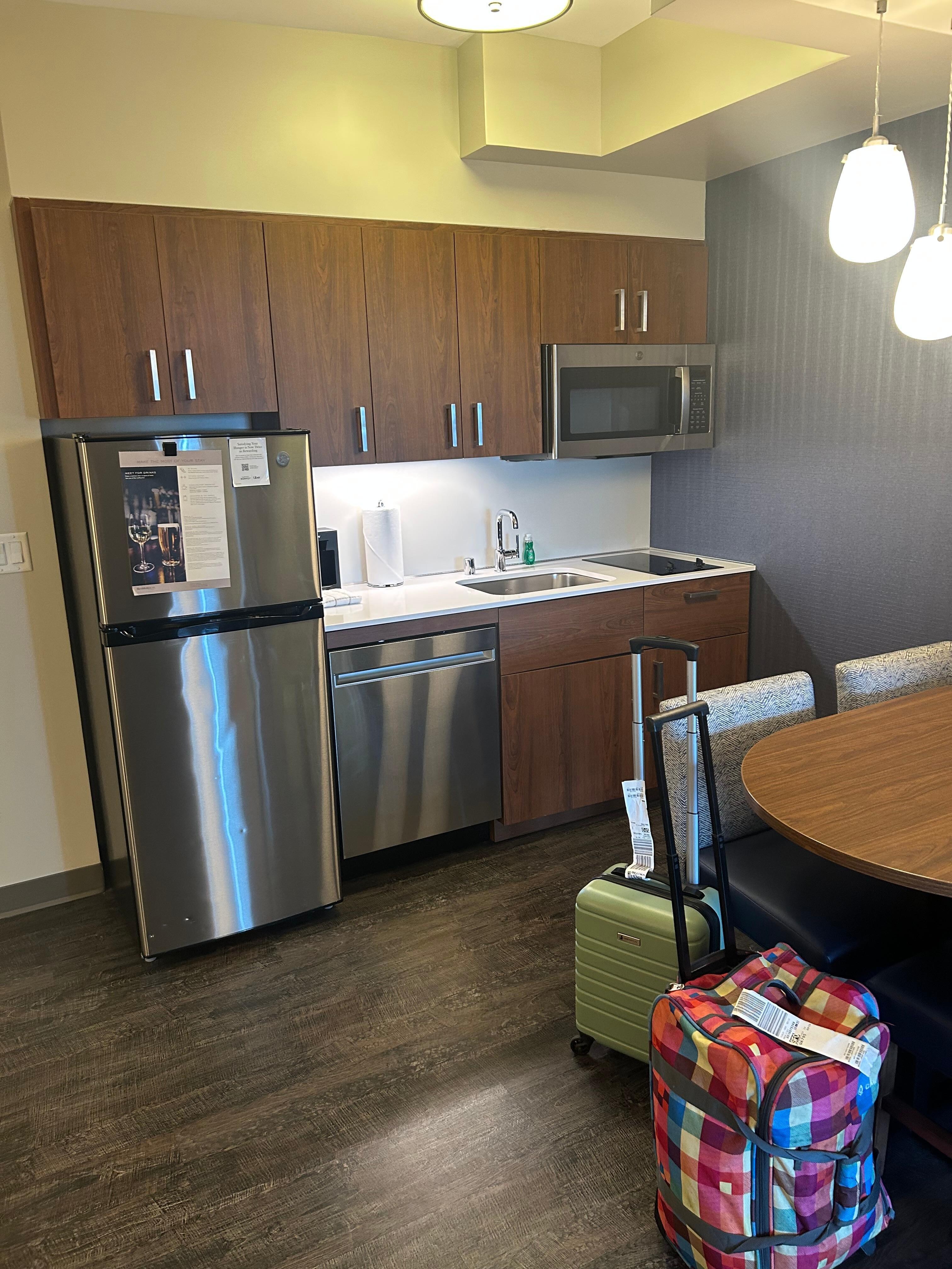 Kitchen in room