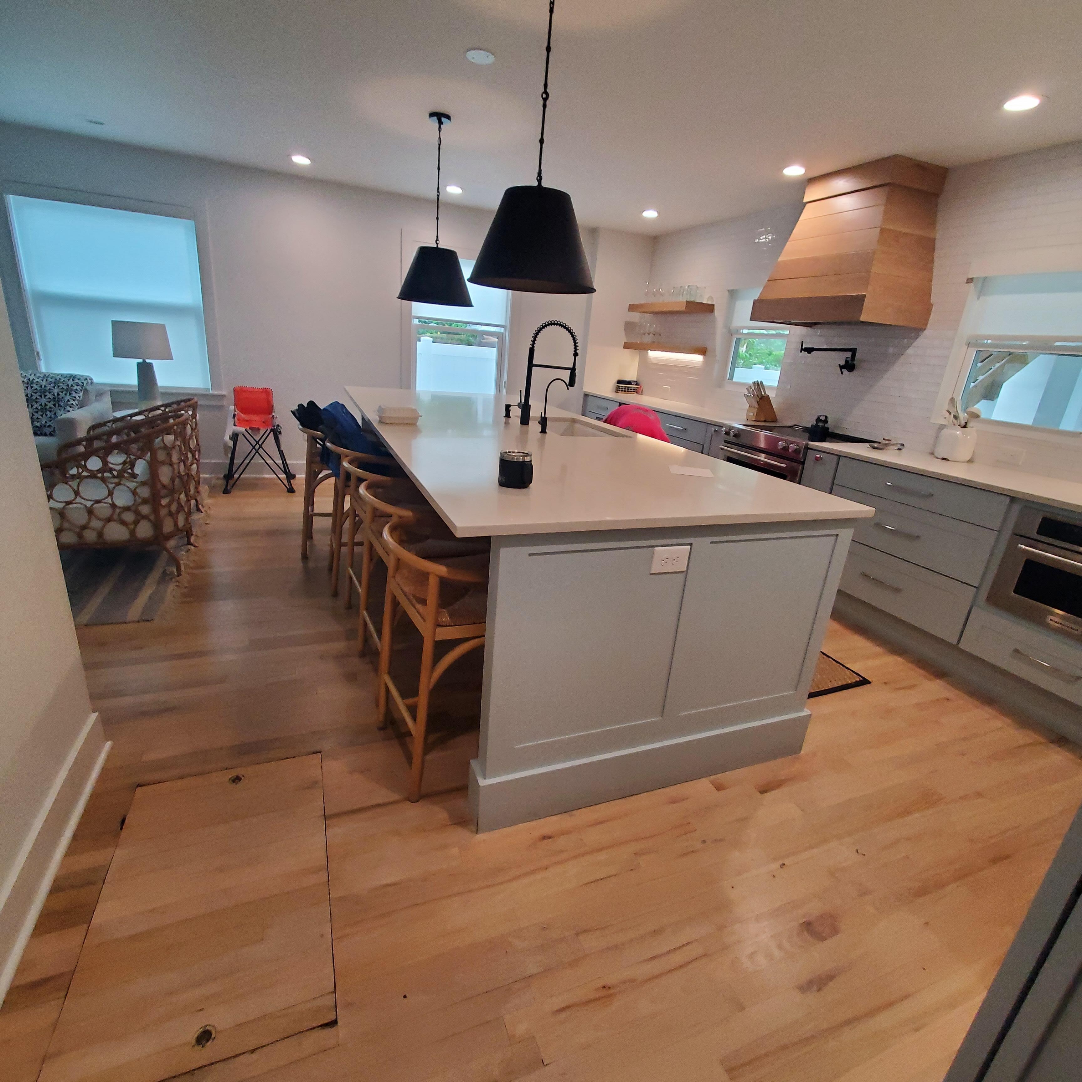 We really liked the kitchen  island. We want the island kitchen!
