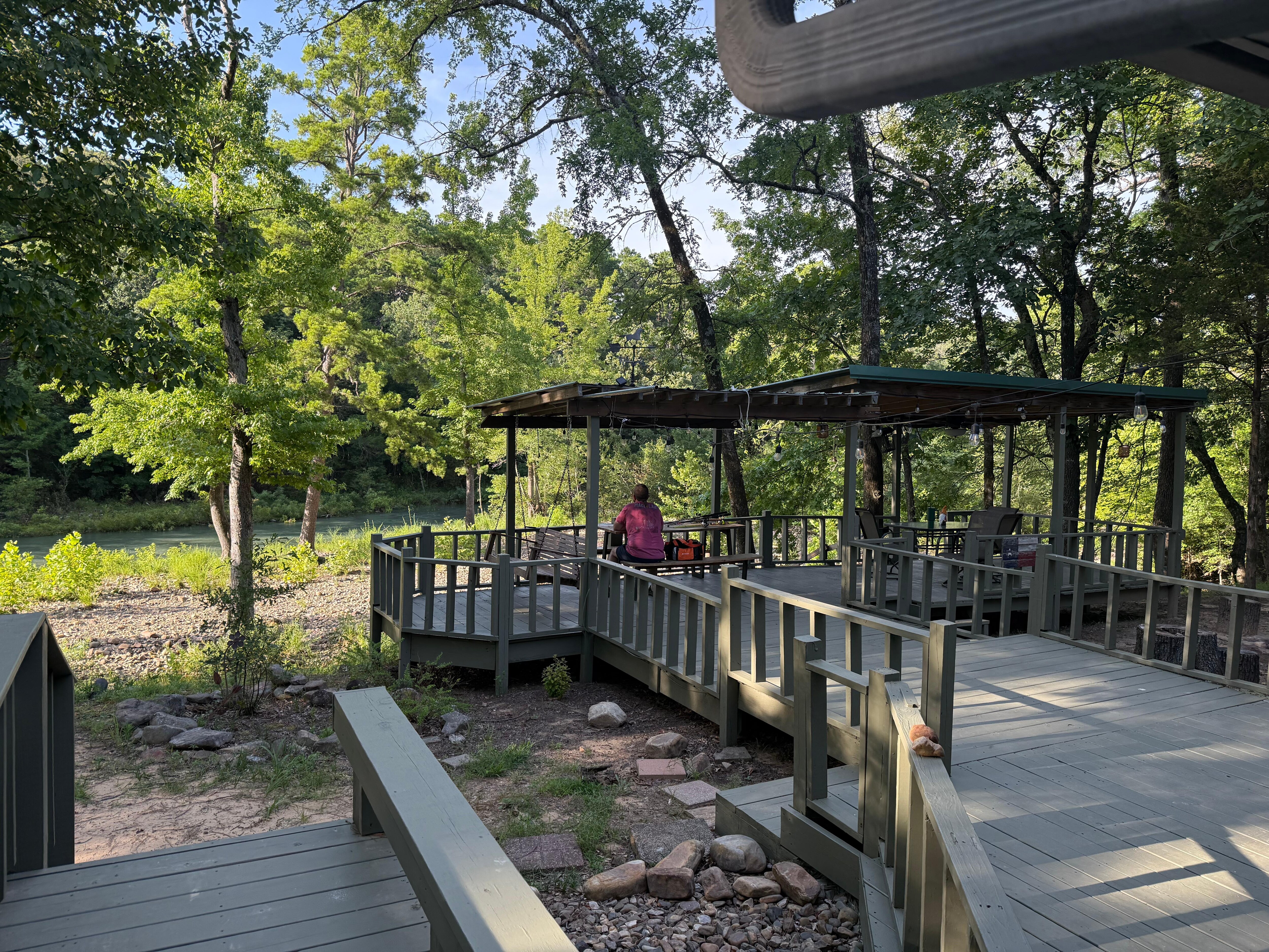 Kiamichi River in our back yard!