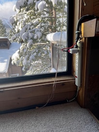 Window seat with hanging cord strangulation