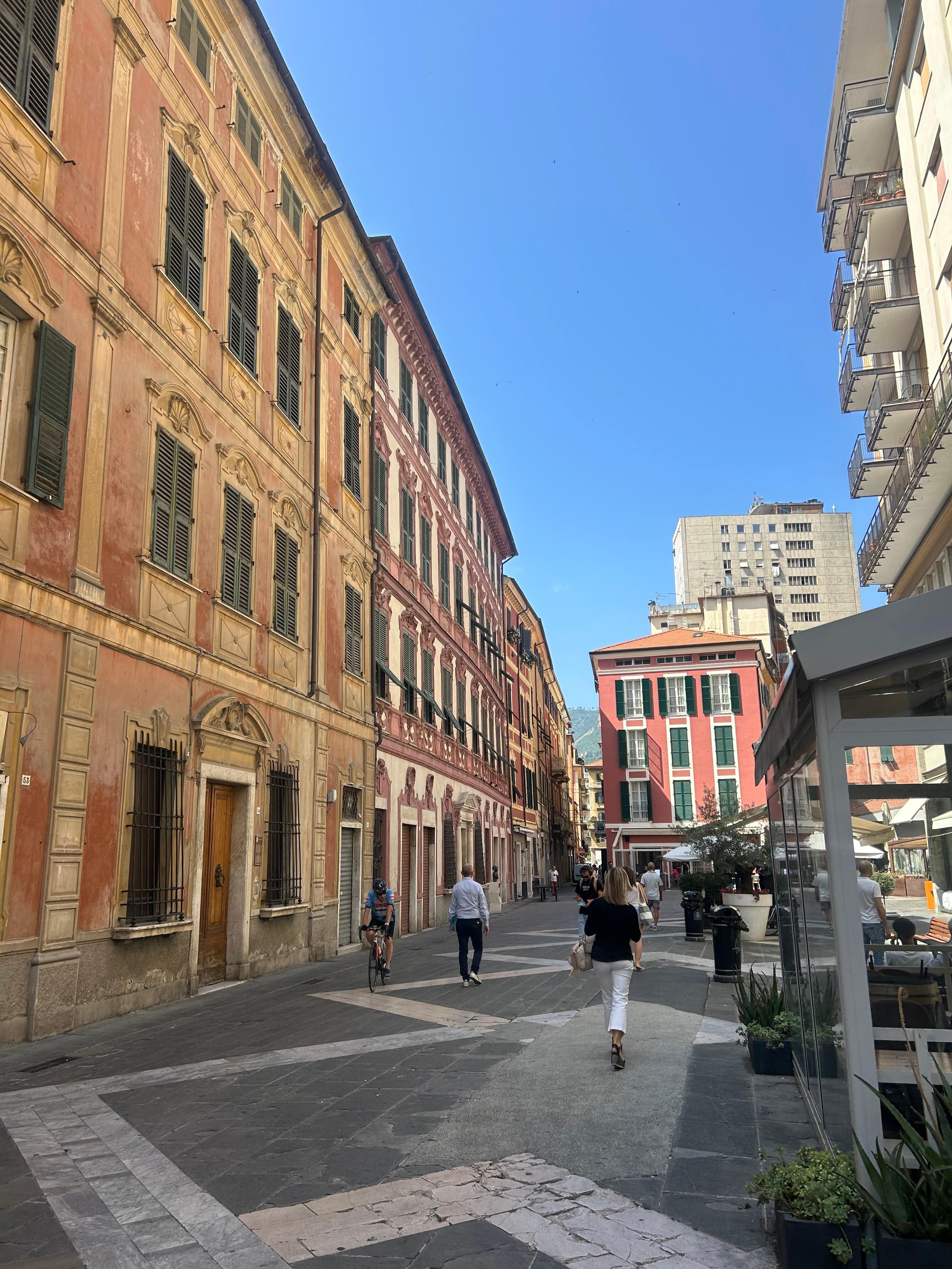 The plaza. 