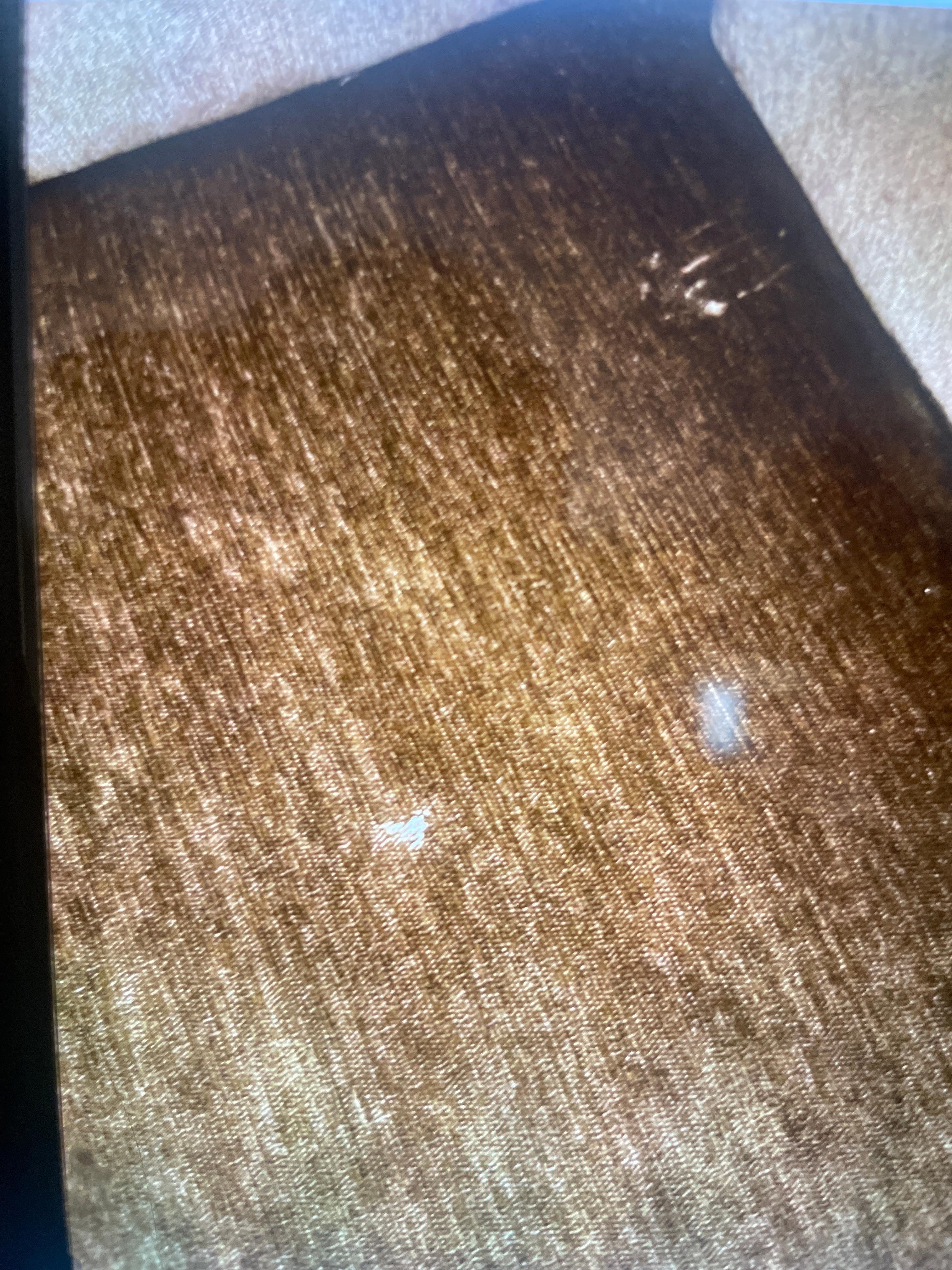 Dried substance on chair