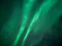 Northern Lights from hot tub