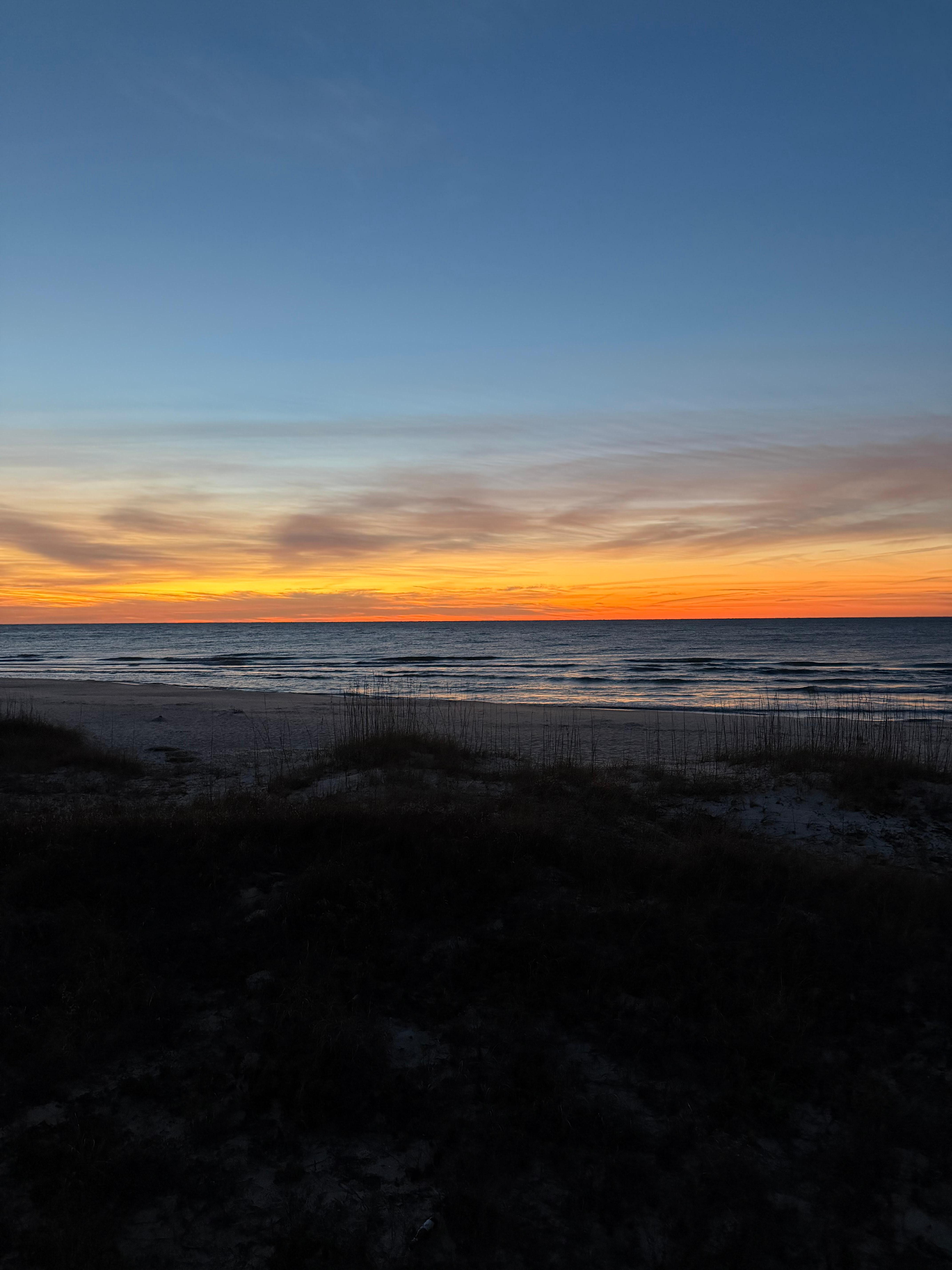 Sunrise from the balcony 