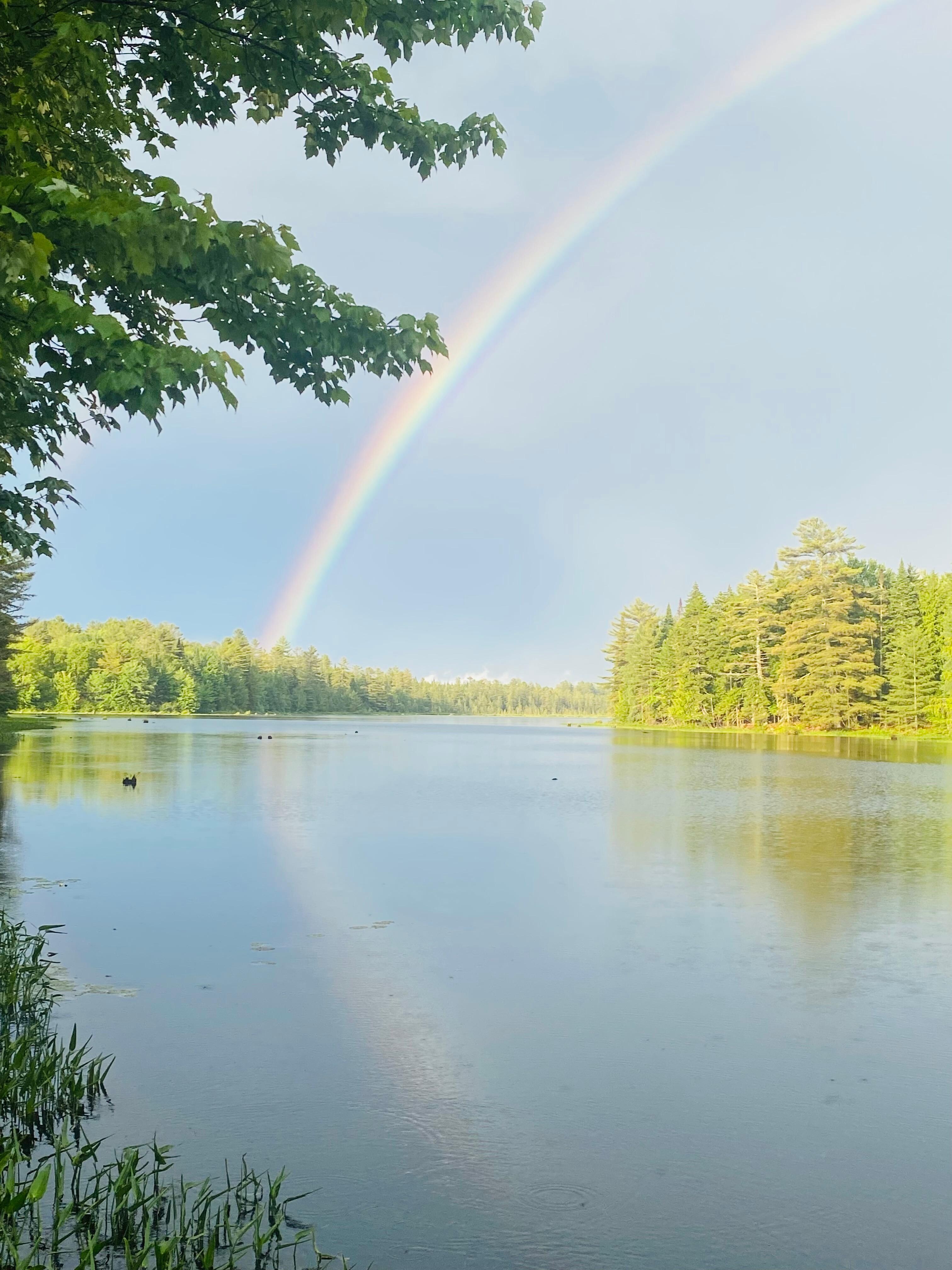 Rainbow from the dock!