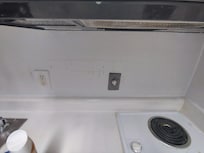 The kitchen walls looked like they never been cleaned