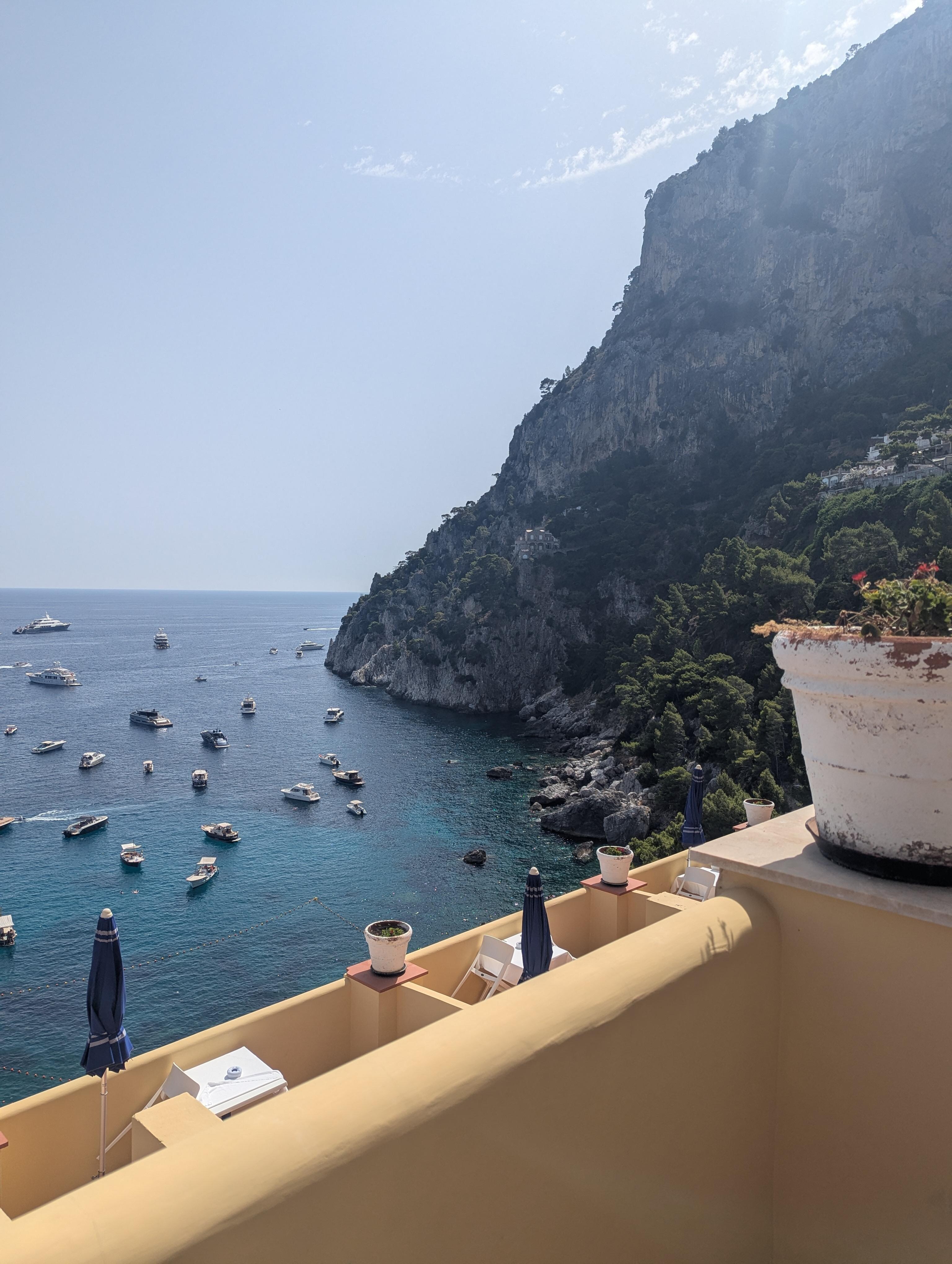 Vue de notre chambre