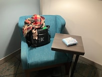 That little chair and table came in supes handy