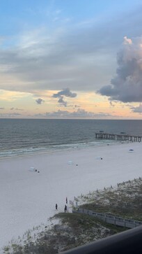 Sunset from balcony