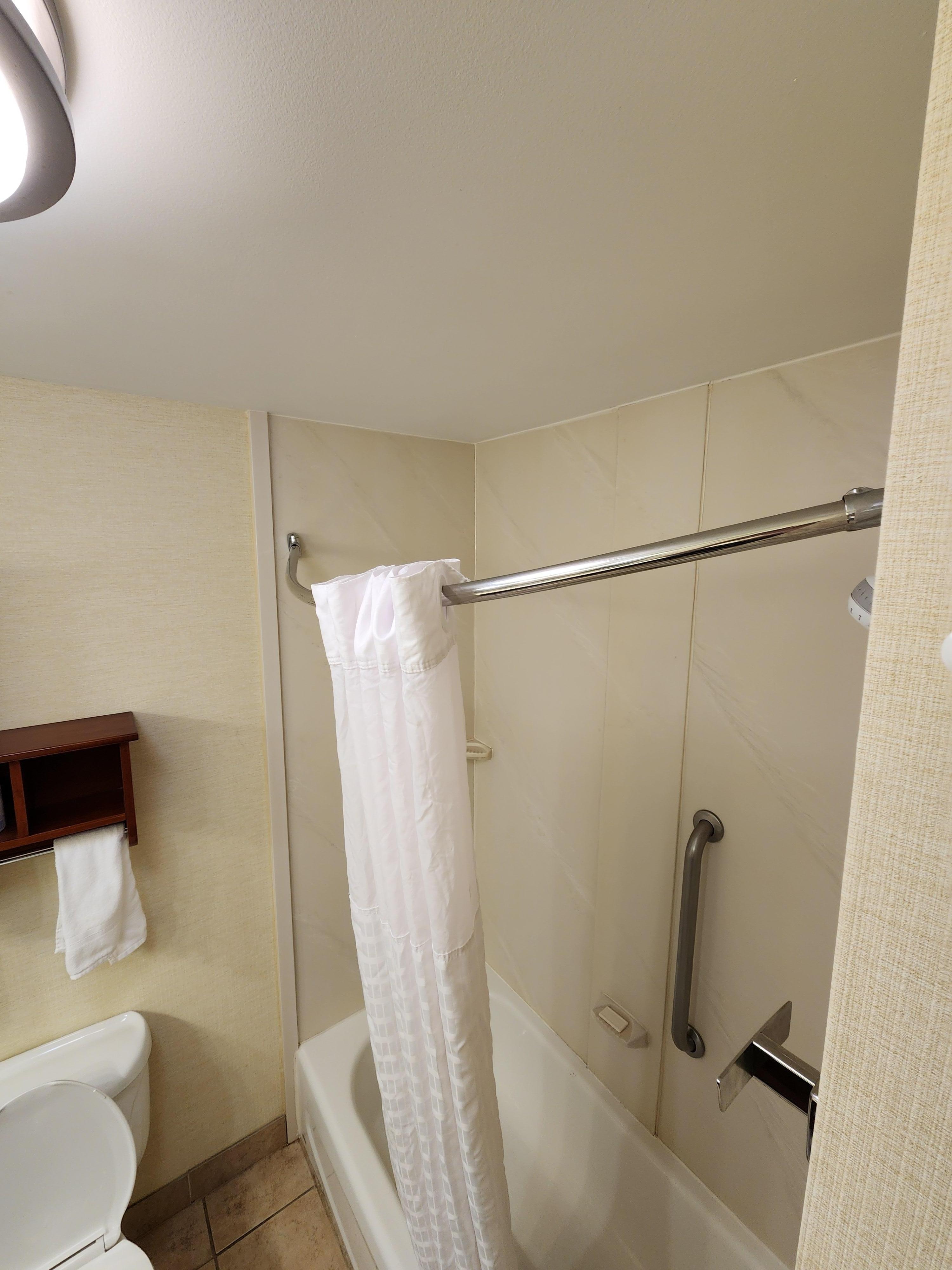 Curtain rod broken at both ends and will not stay level