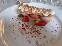 Vakker og velsmakende dessert.