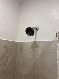 This is what the water looked like turned on.