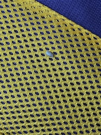 Sunflower seed on the bed.