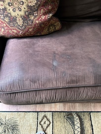 Stain on sofa