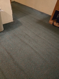 Carpet was very nasty - Need socks or flip flops all the time. Seems like the room had been flooded but no repairs?