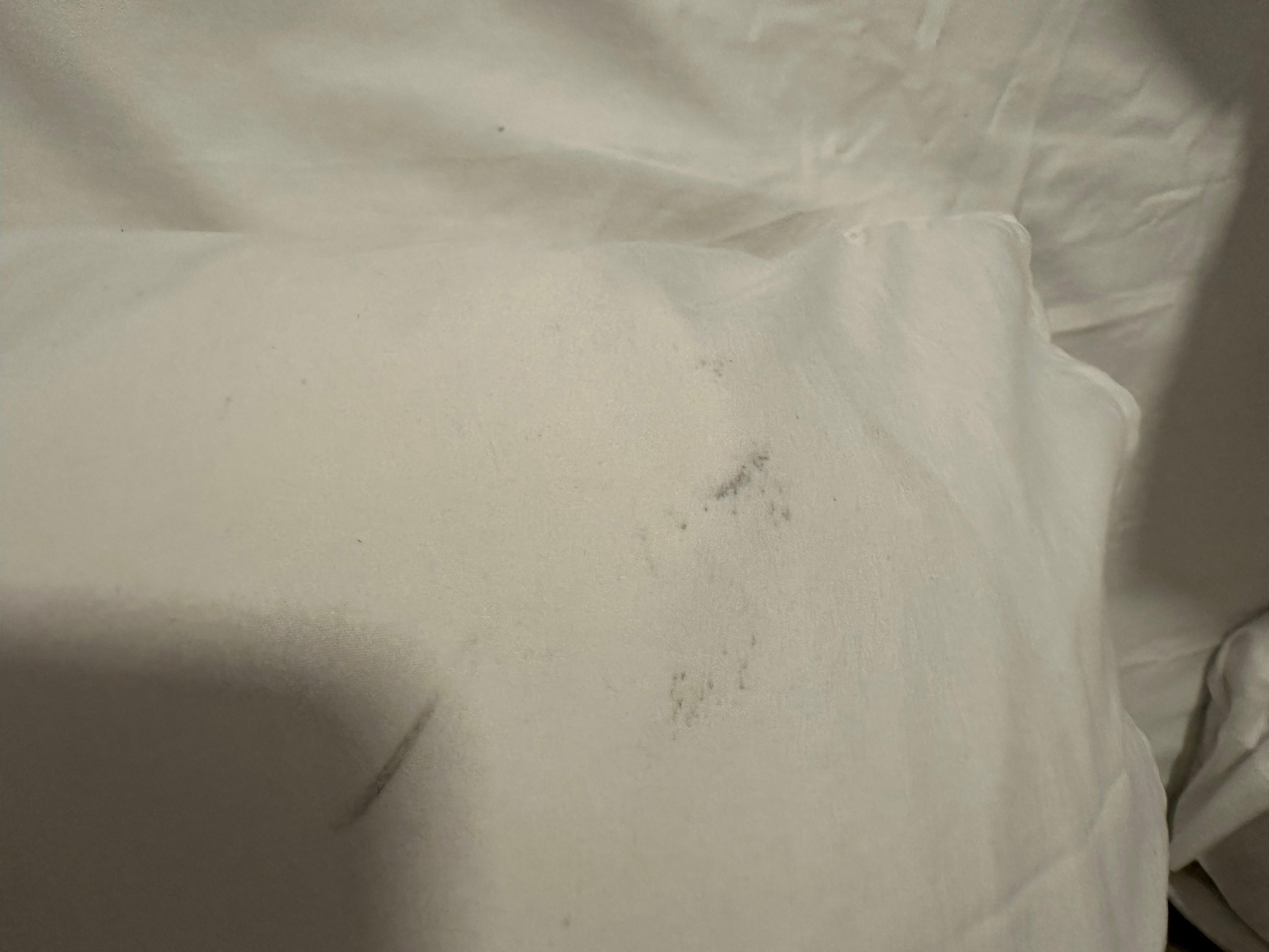 Dirty pillowcase