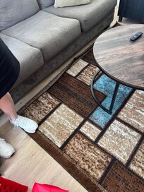 Unsafe rug.